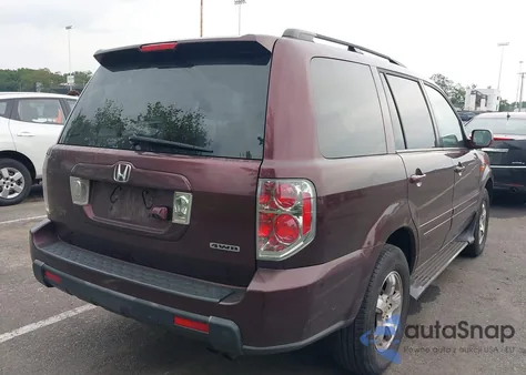 2007 Honda Pilot Ex-L from USA, damaged, VIN 2HKYF18737H534888